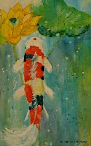 Koi Among the Water Lilies Koi Among the Water Lilies